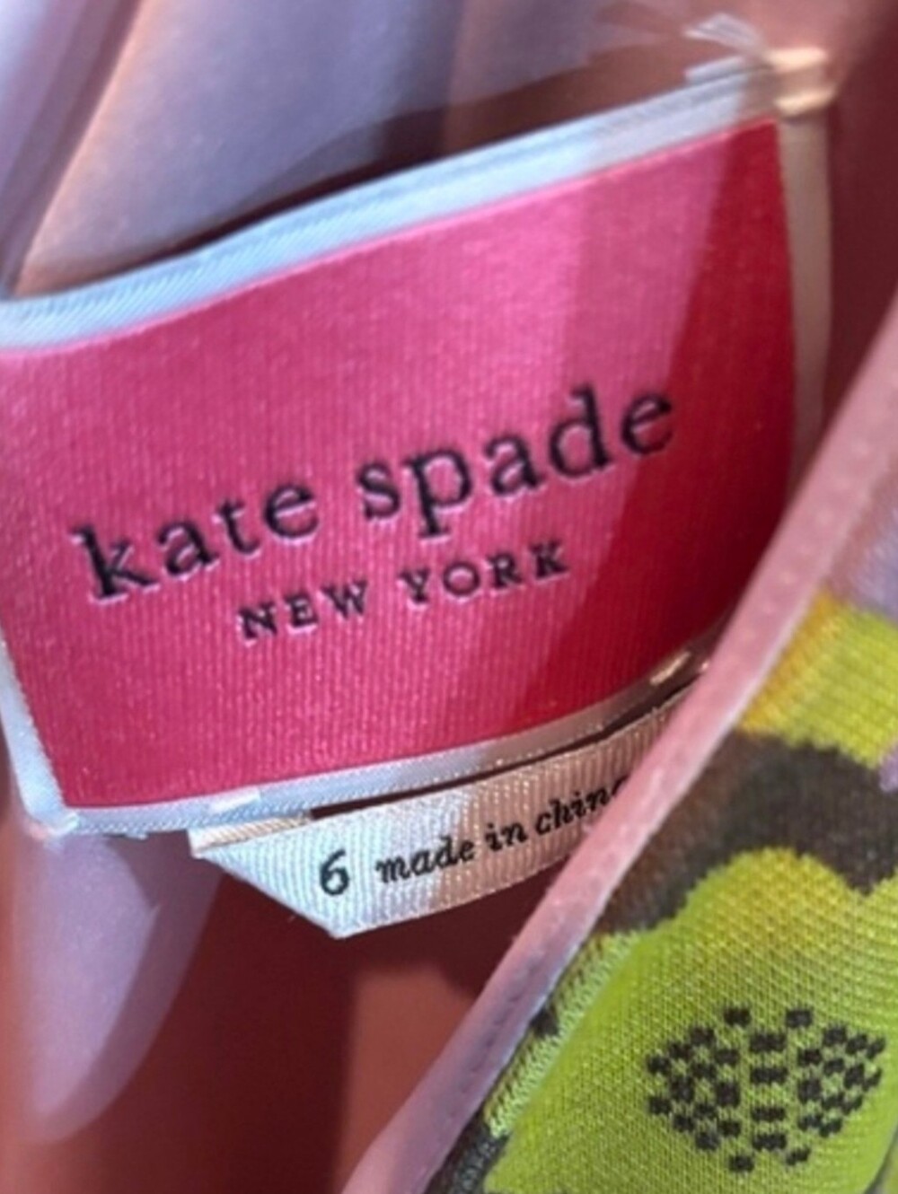 New Kate Spade Jacquard Dress. Size 6 - Picture 4 of 4
